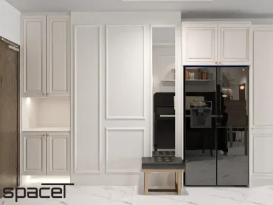 Lối vào - Căn hộ Vinhomes Central Park - Phong cách Neo Classic