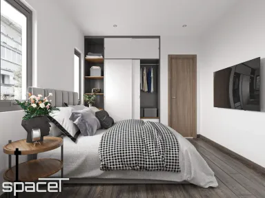 Phòng ngủ - Căn hộ Stown Bình Dương - Phong cách Modern