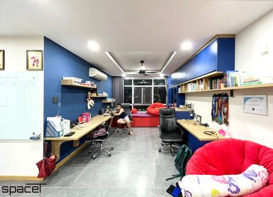  Phòng làm việc - Căn hộ Hoàng Anh Giai Việt Quận 8 - Phong cách Modern 
