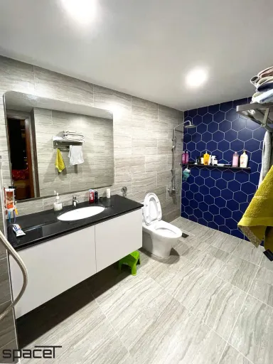 Phòng tắm - Căn hộ Hoàng Anh Giai Việt Quận 8 - Phong cách Modern