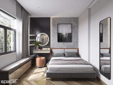 Phòng ngủ - Căn hộ Vĩnh Lộc Quận Bình Tân - Phong cách Modern