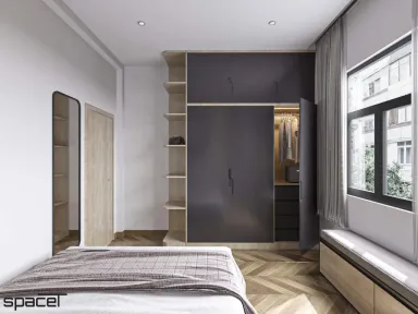 Phòng ngủ - Căn hộ Vĩnh Lộc Quận Bình Tân - Phong cách Modern