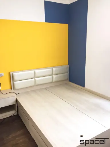 Phòng ngủ - Cải tạo Căn hộ SaigonLand Bình Thạnh - Phong cách Color Block