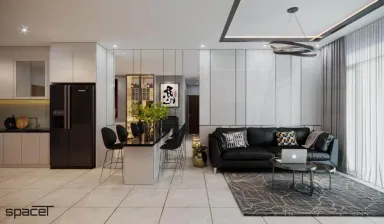 Phòng khách Phòng ăn - Căn hộ Opal Bình Thạnh - Phong cách Modern