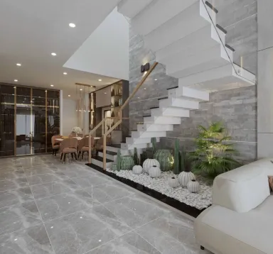 Cầu thang - Nhà phố Quận 7 200m2 - Phong cách Modern Cầu thang - Nhà phố Quận 7 200m2 - Phong cách Modern