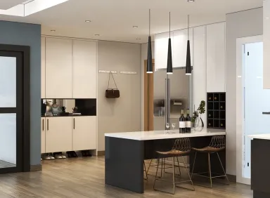 Phòng ăn Lối vào - Căn hộ Masteri Thảo Điền Quận 2 - Phong cách Modern