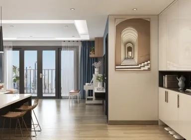Lối vào - Căn hộ Masteri Thảo Điền Quận 2 - Phong cách Modern