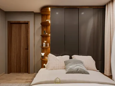 Phòng ngủ - Căn hộ chung cư Hà Đô Nguyễn Văn Công - Phong cách Modern