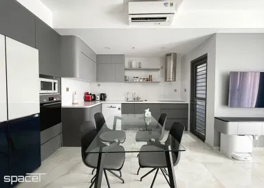 Phòng bếp Phòng ăn - Căn hộ The Ascentia Phú Mỹ Hưng - Phong cách Modern