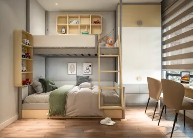 Phòng cho bé - Nhà phố đường Phạm Văn Bạch - Phong cách Modern