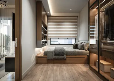 Phòng ngủ - Căn hộ Urban Hill Quận 7 - Phong cách Modern