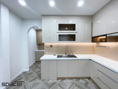 Phòng bếp - Nhà phố 114m2 Quận 10 - Phong cách Modern