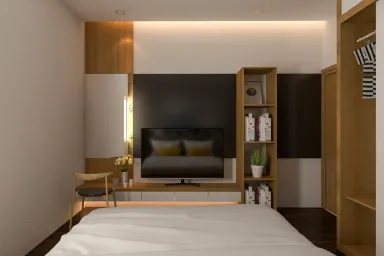 Phòng ngủ - Nhà phố Park Riverside Quận 9 - Phong cách Modern