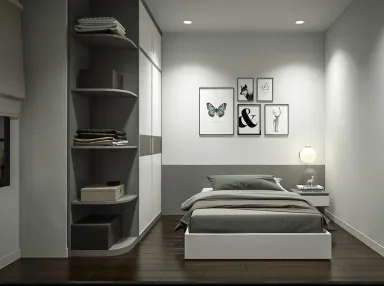Phòng ngủ - Căn hộ The Tresor - Phong cách Minimalist + Modern