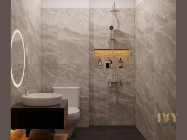 Phòng tắm - Phòng ngủ Nhà phố Quận 7 - Phong cách Modern