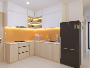 Phòng bếp - Căn hộ Vinhomes Grand Park Q9 - Phong cách Modern