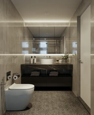 Phòng tắm - Căn hộ Saigon Pearl Topaz 2 - Phong cách Modern