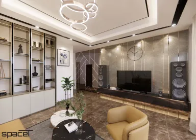 Phòng khách - Nhà phố Bình Thạnh - Phong cách Modern