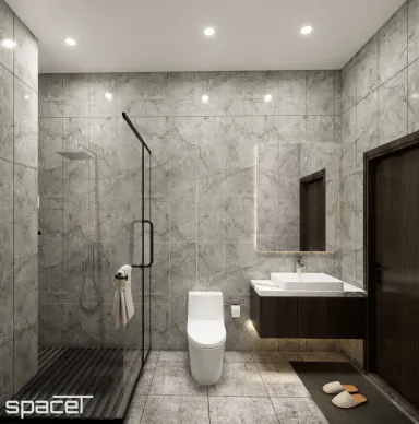 Phòng tắm - Nhà phố Bình Thạnh - Phong cách Modern
