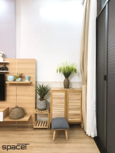 Lối vào - Nhà phố Bến Cát, Bình Dương - Phong cách Scandinavian