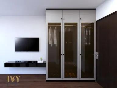 Phòng ngủ - Căn hộ Petro Landmark Q2 - Phong cách Modern