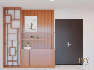 Lối vào - Khu bếp Căn hộ Petro Landmark - Phong cách Modern