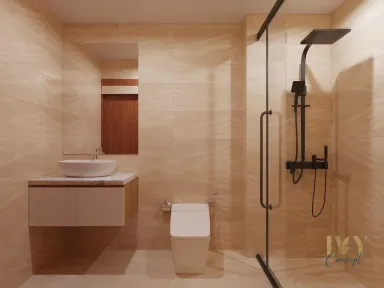 Phòng tắm - Căn hộ The CBD Premium Home - Phong cách Scandinavian