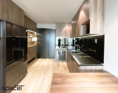  Phòng bếp, Lối vào - Căn hộ Terra Royal Quận 3 - Phong cách Modern 