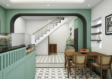Nhà phố Thủ Đức - Phong cách Indochine