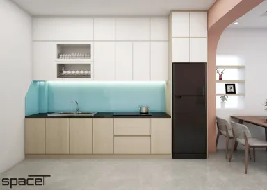 Phòng bếp - Nhà phố Thủ Đức - Phong cách Scandinavian