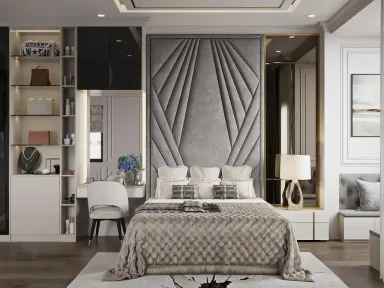 Phòng ngủ - Nhà phố Quận Bình Tân - Phong cách Modern
