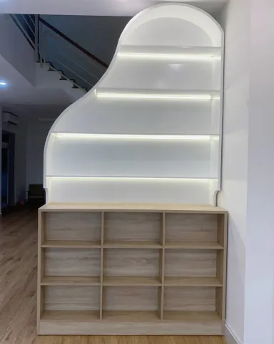 Phòng khách - Nhà phố Quận 9 - Phong cách Modern