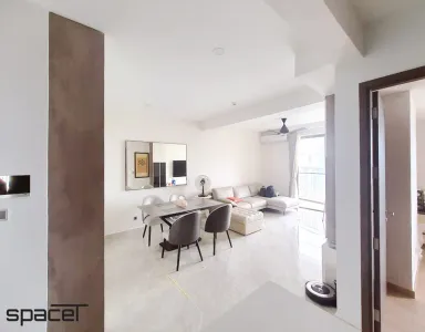 Phòng khách Phòng ăn - Căn hộ The Peak M8 Midtown - Phong cách Minimalist