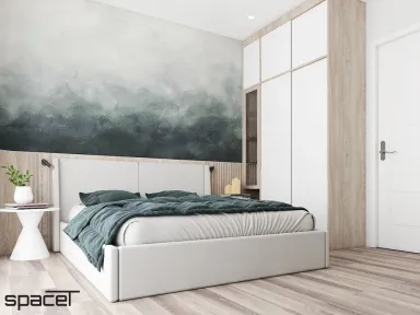 Phòng ngủ - Căn hộ chung cư An Phú Apartment Quận 6 - Phong cách Modern