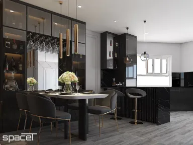 Phòng ăn - Căn hộ An Phú Apartment Quận 6 - Phong cách Modern