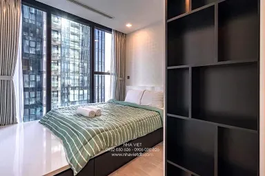 Phòng ngủ - Căn hộ Vinhomes Ba Son Quận 1 - Phong cách Modern