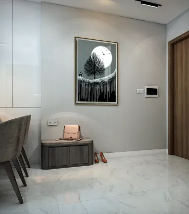 Lối vào - Căn hộ 3PN Vinhomes Grand Park - Phong cách Modern