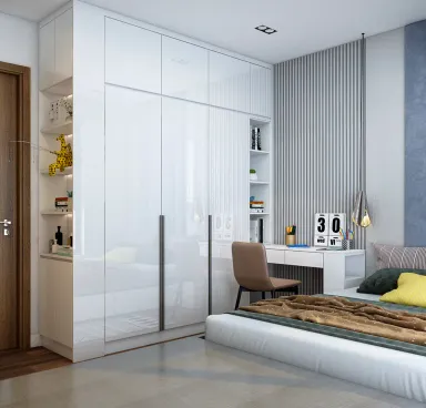 Phòng ngủ - Căn hộ 3PN Vinhomes Grand Park - Phong cách Modern