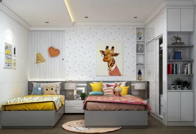 Phòng cho bé - Nhà phố 85m2 Quận 2 - Phong cách Neo Classic