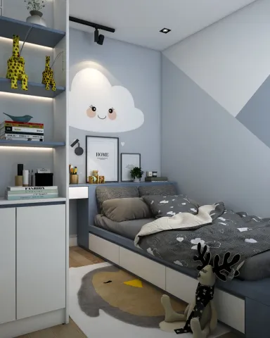 Phòng cho bé - Căn hộ 2PN Vinhomes Grand Park - Phong cách Modern