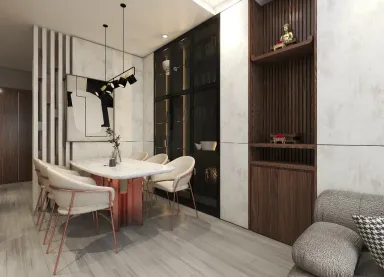 Phòng ăn - Căn hộ chung cư Grand View C - Phong cách Modern
