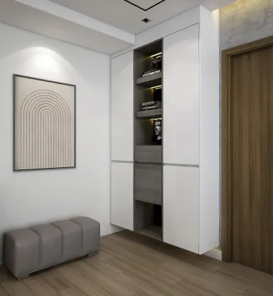 Lối vào - Nhà phố 3PN Quận 7 - Phong cách Modern