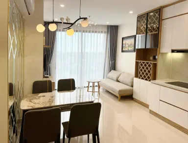 Phòng khách Phòng ăn - Căn hộ Tòa S10.03 The Origami Vinhomes - Phong cách Modern + Scandinavian