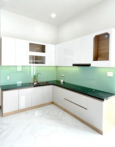 Phòng bếp - Nhà phố Đồng Nai - Phong cách Scandinavian + Modern