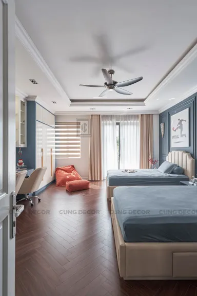 Phòng cho bé - Nhà phố liền kề Lakeview City - Phong cách Bán cổ điển