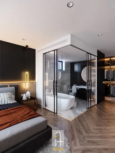 Phòng ngủ Phòng tắm - Căn hộ duplex Feliz en Vista - Phong cách Modern