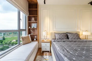 Phòng ngủ - Căn hộ Palm Heights Quận 2 - Phong cách Bohemian + Modern