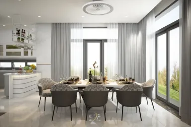 Phòng ăn - Nhà phố tại Quận 9 - Phong cách Modern