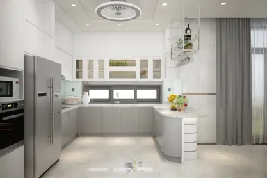 Phòng bếp - Nhà phố tại Quận 9 - Phong cách Modern