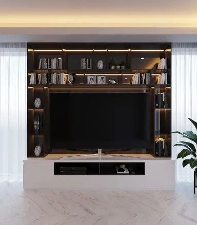 Phòng khách - Căn hộ Sarica Khu Sala - Phong cách Modern